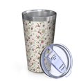 thumbnail image 2 of 16oz Tumblers White Christmas Star and Gift Pattern Stainless Steel Vacuum Insulated Double Wall Travel Tumbler Cups Mug with Lid and Straw,Cleaning Brush for Coffee,Tea, 2 of 4