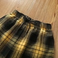 thumbnail image 6 of Bovxnpu Girls Plaid Wide Leg Pants Loungewear Pants Plaid Straight Leg Girls Summer Fashion Daily Casual Comfortable Wear Pants, 6 of 9