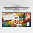 thumbnail image 4 of Hello Fall Persian Football Welcome Autumn with Leaves Pumpkins Desk Mat Full Keyboard Mouse Pad Cat Lover Kitten Owner Gifts Large Mousepad - 00012, 4 of 5