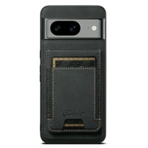 Allytechgroup Detachable Cards Holder Case for Google Pixel 9 / 9 Pro, RFID Blocking PU Leather Wallet Case with Kickstand Shockproof Magnetic Back Cover Shell for Women Men, Black