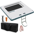 thumbnail image 2 of Eastvita 10x10FT Inflatable Floating Dock Square Platform with Mesh Swim Area Non - Slip EVA Surface Rope Ladder for Boats Pool Lake Beach Ocean, 2 of 7
