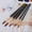 Black, variant on Oil Painting Brush Set | 5pcs Nylon Paint Brushes for Acrylic Oil Paint | Soft Bristles | Black Handles | Ergonomic Grip | Washable | 21cm | Artist Supplies | Art Hobby Tools