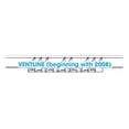thumbnail image 3 of Camco 40151 Replacement Vent Lid   Ventlilne Models 2008 & Up, White, 3 of 8