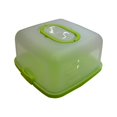 thumbnail image 2 of Caja cuadrada para transportar pasteles Macarena multiusos verde, 2 of 8