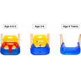 thumbnail image 6 of JBeeCtrl 3-in-1 Toddler Swing Seat with Hanging Strap and Hooks for Outside Baby Swing Sets for Indoor/Outdoor Playset（Blue）, 6 of 7