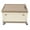 Coffee, variant on Riousery Folding Storage Bin with Lid Wheels PP Stackable Rolling Utility Box Container Handles Clothes Books Snack Shoe Grocery Organization Bedroom Nursery Gray White Small 18.5 Inches