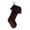Coffee, variant on bldnkj 19 Inch Velvet Christmas Stocking with Folded Cuff and Hanging Loop, Large Holiday Gift Bag for Fireplace Mantel, Coffee