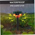 thumbnail image 2 of Outdoor Motion Sensor Alarm with 13 Sound Options, 129dB Loud Noise Deterrent, Wireless Remote Control for Yard Security, 2 of 4