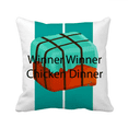 thumbnail image 1 of Winner Winner Chicken Dinner Throw Pillow Sleeping Sofa Cushion Cover, 1 of 3