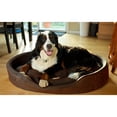 thumbnail image 4 of Snuggle Terry & Suede Oval Pet Bed - S, 4 of 5