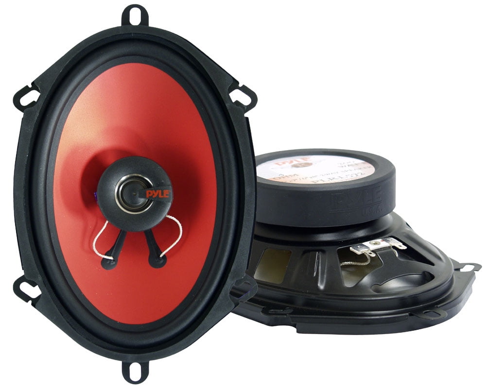 PYLE PLRL572 5-Inchx 7-Inch and 6-Inch X 8-Inch 200 Watt Two-Way Speakers