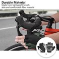 thumbnail image 4 of Eigraketly 2 piezas de guantes de ciclismo resistentes al desgaste para mujer, herramientas antideslizantes para montar, verano, transpirables, a prueba de Ciclismo Gris blanco SG Eigraketly OD026171-12, 4 of 6