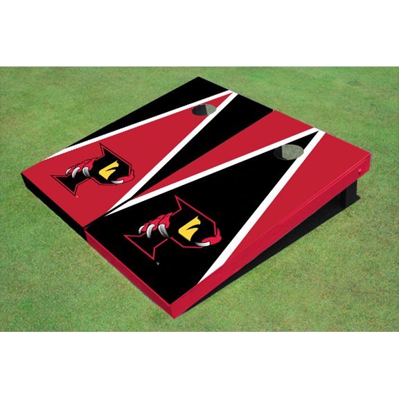 Orlando Predators Black And Red Alternating Triangle Cornhole Boards
