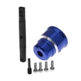thumbnail image 4 of Piezas de coche RC de eje recto con bloqueo de Metal RC, pieza de repuesto resistente DIY RC para accesorios de accesorios de coche RC a escala 1:10 Azul, 4 of 9