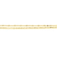 thumbnail image 2 of 14K Yellow Gold 7.50" Adj. Valentino & Hammered Forzentina Bracelet - Women, 2 of 4