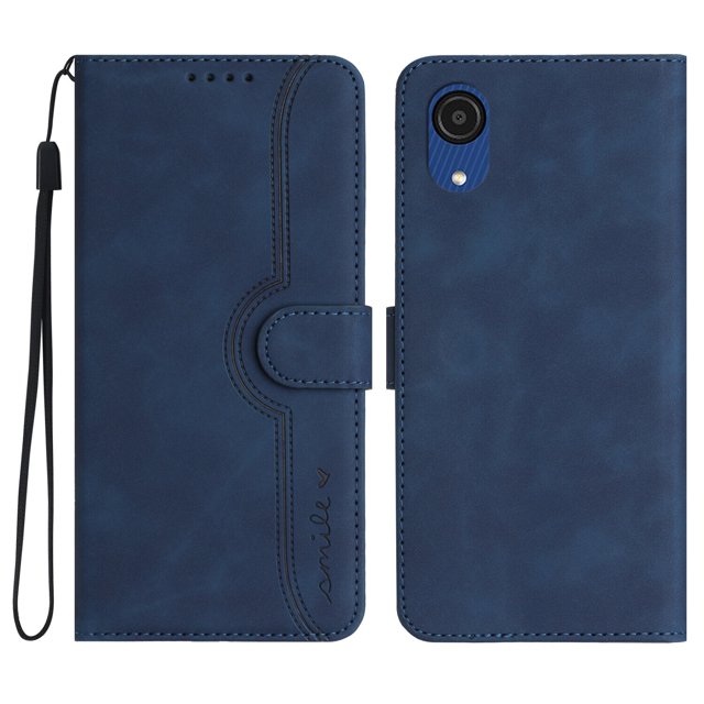 Compatible avec Samsung Galaxy A03 Étui en Cuir PU Premium avec Couverture Magnétique Intégrée