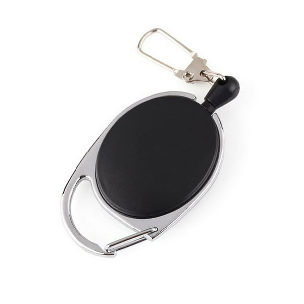 EDC Retractable Badge Reel Clip Anti-theft Anti-lost Keychain Elastic  Keychain
