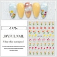 thumbnail image 3 of Flowers Nail Art Stickers Decals,Nail Spring Tulip Blossoms Flower Leaves 3D Self-Adhesive Design Manicure Tips, 3 of 6