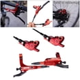 thumbnail image 3 of Brake Caliper Hose Set, Aluminium Alloy Bike Hydraulic Disc Brake Red, 3 of 10