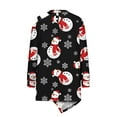 thumbnail image 5 of IROINNID Christmas Sweatshirts for Women One-shoulder Sexy Holiday Shirts Printed Women's Long Sleeve Casual Trendy Tops,Red, 5 of 5