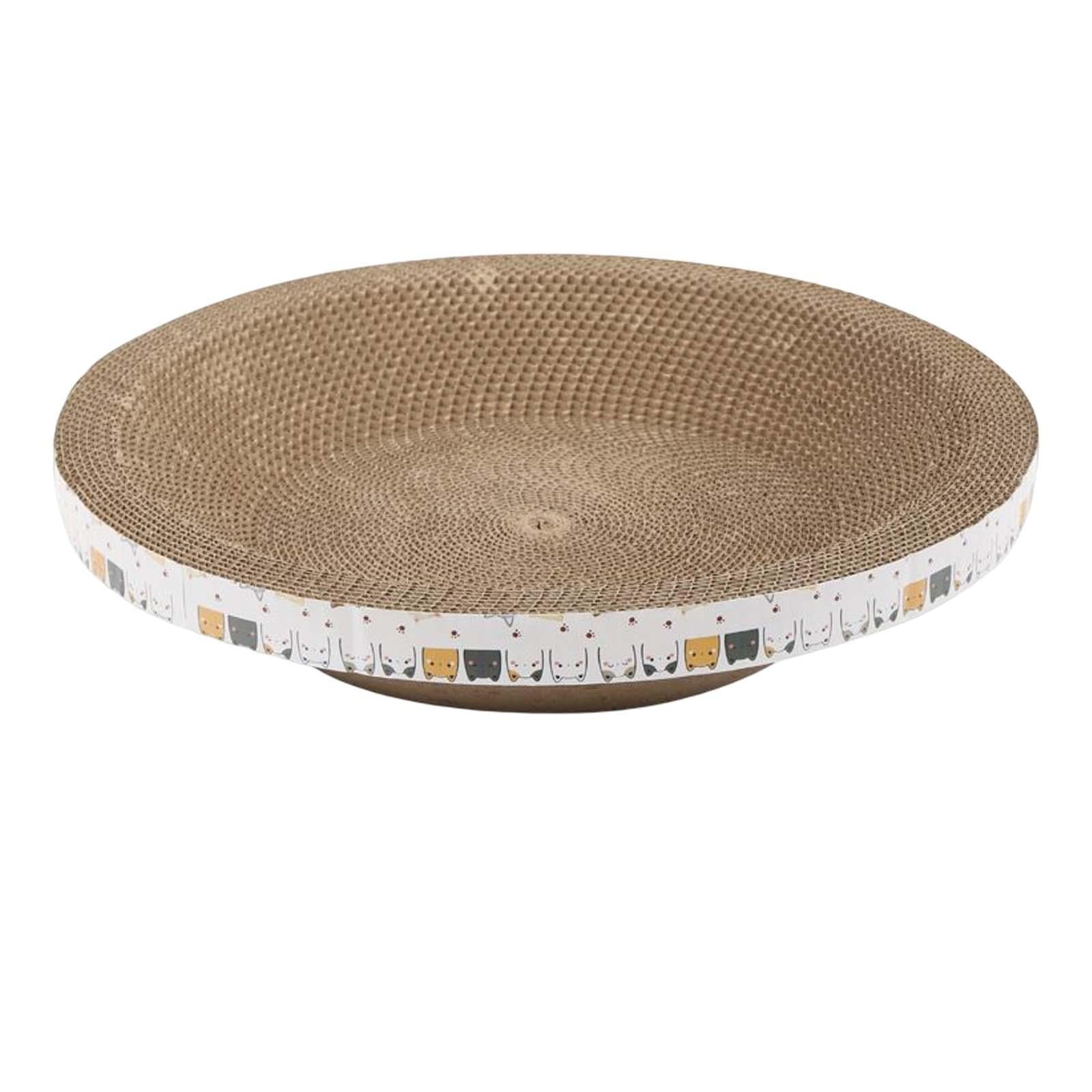 Cat Scratcher Mat Rug Scratch Pad Grinding Claw Toys Plate Furniture Protector Thicken Multifunction Chair for Carpets Sofas Indoor Cats , 40cmx40cmx9cm