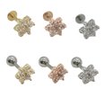 thumbnail image 2 of Flower Shape Piercing Stud Earrings Lip Chin Rings Tragus piercing stud Piercing Ear Piercings Rings Body Jewelry, 2 of 5