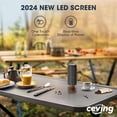thumbnail image 5 of Portable Battery Powered Burr Coffee Grinder with 38 Adjustable Settings, Rechargeable Coffee Bean Grinder with LED Display, Cordless Coffee Mill for Travel, Camping, Office, Espresso, Pour Over, etc, 5 of 10