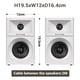 thumbnail image 2 of Bocinas Sanyun SW203 4.0 60W Woofer de Fibra de Carbono Bluetooth, 2 of 8