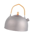 thumbnail image 3 of Titanium Kettle Camping Hervillo Ligera Ligera para hervir agua de agua Hervidor de agua Té de té para viajar al aire libre pesca al aire libre 400 ml, 3 of 8