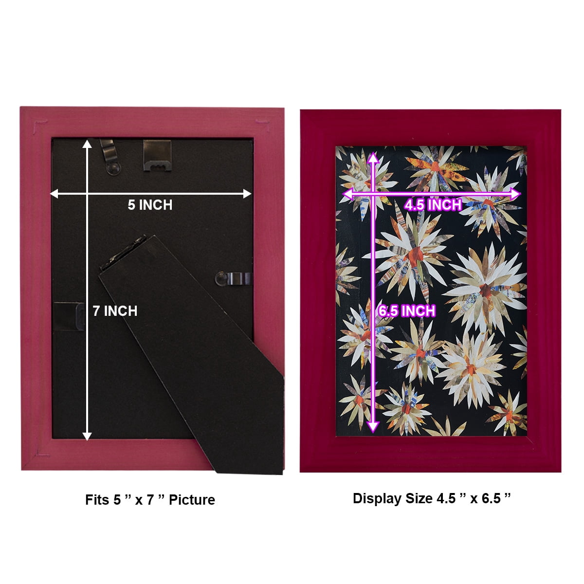 Starburst Too II - Framed Print w/glass - Cherry Red