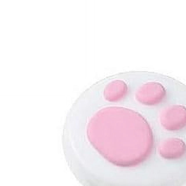 2 tapas de agarre para joystick de repuesto para PS5, PS4, Xbox One, Xbox 360, Wii U, NS Pro, diseño de pata de gato, color rosa