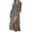 Black, variant on Herrnalise Women’s Dresses Summer 2024 Sexy Fashion Casual Slim Casual Long Sleeve V-Neck Ankle Dress S-XL