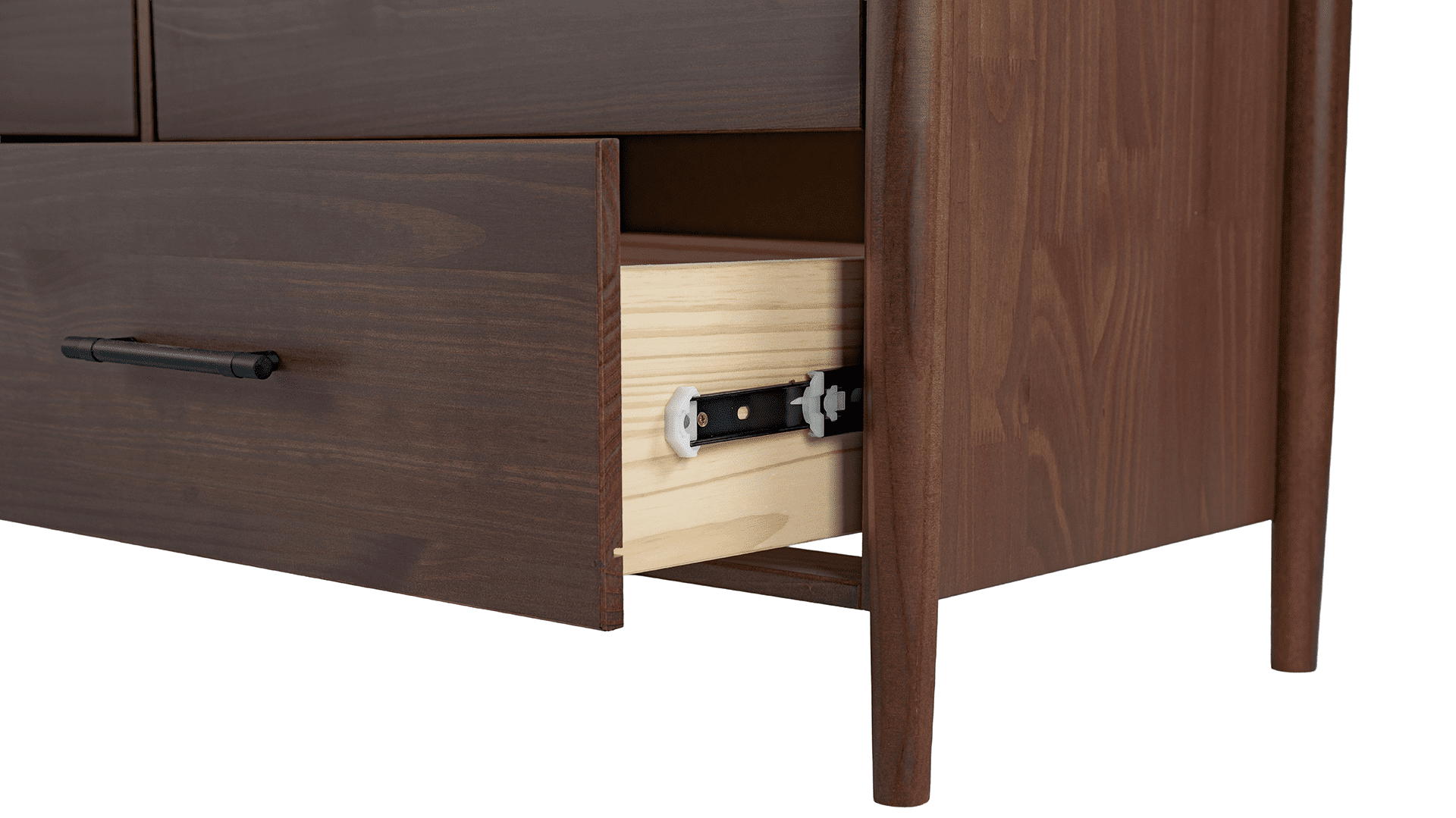 Josiah Solid Wood 6 Drawers Dresser Brown - for Adults and Teens