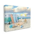 thumbnail image 3 of Stupell Industries Summer Beach Scene Retro Van Surfboards Dogs Playing, 30 x 24, Design by James Wiens, 3 of 7