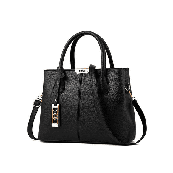 Moda Casual Gran Capacidad Bolsos Lady Tote Belug Negro