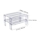 thumbnail image 2 of OUNONA 2Ud Repisa Organizador Para Cocina Y Refrigerador Transparente Y Resistente, 2 of 8