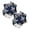 A497 Navy M 2Pack, variant on 2Pack Pet Summer T Shirts Hawaii Style Floral Dog Shirt Hawaiian Printed Pet T Shirts Breathable Cool Clothes Beach Seaside Puppy Shirt Sweatshirt For Small Puppy Pet Sweater For Pet Dog Cat L