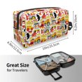 thumbnail image 3 of Uemuo Excavator (2) Pattern Portable Toiletry Bags with Handle, Waterproof travel Make up Bags for Women, Large Capacity Travel Cosmetic Bags, 3 of 9