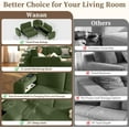 thumbnail image 4 of Sectional Sleeper Sofa, Akaber 5 Seats Modular U-Shaped Cloud Couch with Pull Out Sofa Bed, 4 of 8