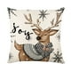 thumbnail image 4 of Funda de almohada de lino para decoración del hogar, cubierta de cojín de 45x45cm para sofá, coche, árbol de Navidad, alce, muñeco de nieve, Año Nuevo 2024, 4 of 4