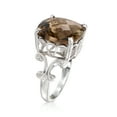 thumbnail image 5 of Ross-Simons 12.00 Carat Smoky Quartz Ring in Sterling Silver, Women's, Adult, 5 of 5