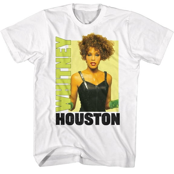 Whitney Houston With Gloves Box White T-Shirt