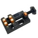 thumbnail image 5 of Mini tornillo de banco de plástico de jade pequeño para mesa, herramienta para manualidades, esculturas y pasatiempos. Naranja negro, 5 of 9