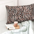 thumbnail image 6 of Disketp Pillow Covers Zebra Skin And Leopard Print Pattern Throw Pillow Case Cushion Covers,Cushion For Bedroom,Couch,Home-14"X20", 6 of 9