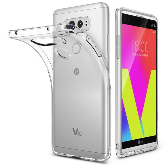 Ringke Air Case Compatible with LG V20, Lightweight & Thin Flexible TPU Scratch Resistant Cover - Clear