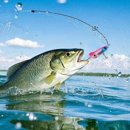 Gs Vane Lipless Crankbait for Bass Fishing - Slow Sinking Tungsten Weighted Lure with Realistic Dart Action 180° Head Turn Perfect Wobbling for Smallmouth & Freshwater Fishing Tackle Accessories