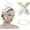 White, variant on Vintage Fascinator Hat Feather Mesh Face Veil Hat Tea Party Headwear and Pearl Necklace for Wedding and Short Lace Gloves