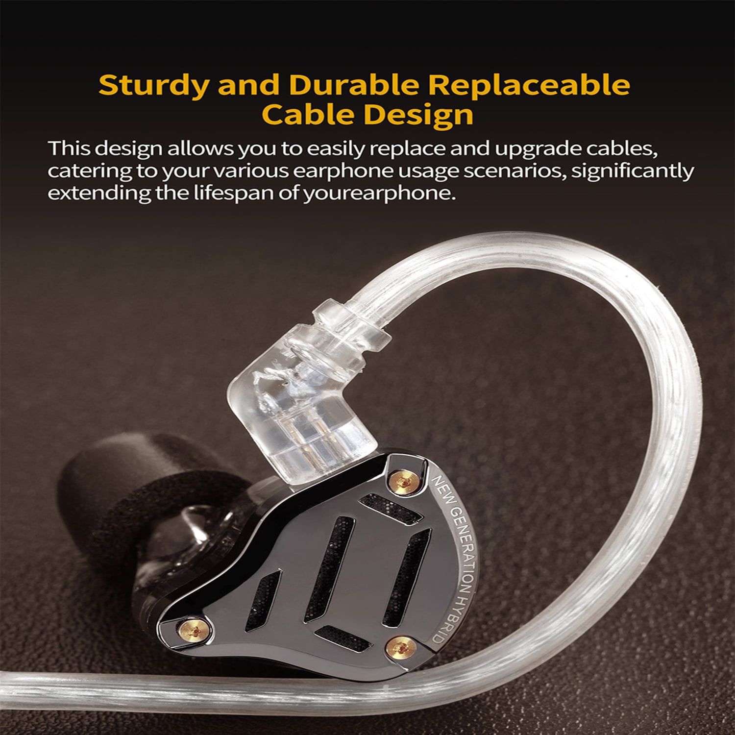 KZ ZS10 PRO 2 in Ear Monitor Headphones, 1DD+4BA Hybrid Wired Earbuds, with 4-Level Tuning Switch, 3-Way Crossover Gaming Earbuds, Silver-Plated IEM Earphones Cable for Musician Audiophile