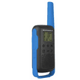 thumbnail image 4 of Motorola Solutions, Portable FRS, Talkabout T270 Two Way Radio, 2-Pack Walkie Talkies Blue/Black 22 Channels 4 PTT Earpieces Dual Charger, 4 of 4