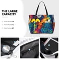 thumbnail image 3 of Honeii Vibrant Rainbow Parrot Fantasy for Tote Bag with Adjustable Strap,Beach Bag, Waterproof Sandproof Beach Tote Bag, Large Capacity Foldable Beach Bags, 3 of 7